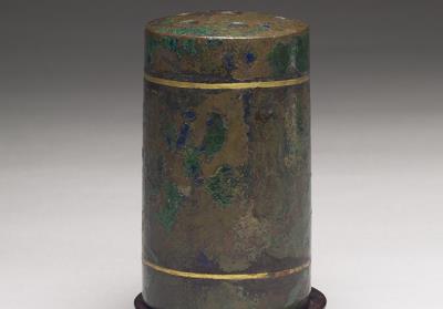 图片[2]-Lian incense burner with gold inlay (modified), Qing dynasty (1644-1911)-China Archive
